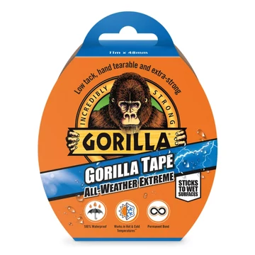 Gorilla TAPE All Weather fekete extra erős ragasztószalag 11m x 48mm