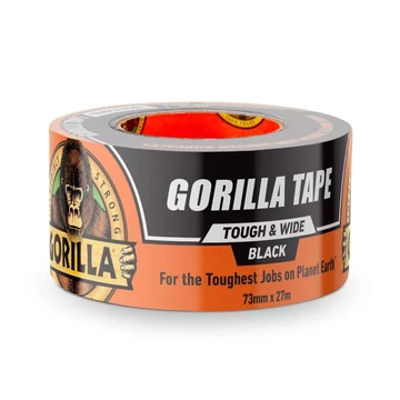 Gorilla TAPE Tough & Wide fekete ragasztószalag 73mm x 27m 