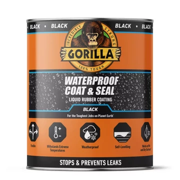 Gorilla Waterproof Coat & Seal vízálló bevonat és tömítő fekete 473ml