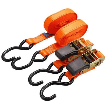 EXTOL Rakományrögzítő gurtni, kampós, max.:800kg, 5mx25mm (2db)