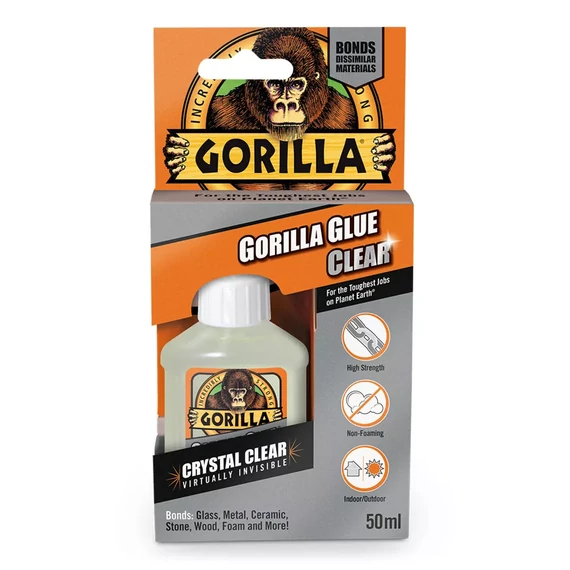 Gorilla Glue Clear kristálytiszta ragasztó 50ml 