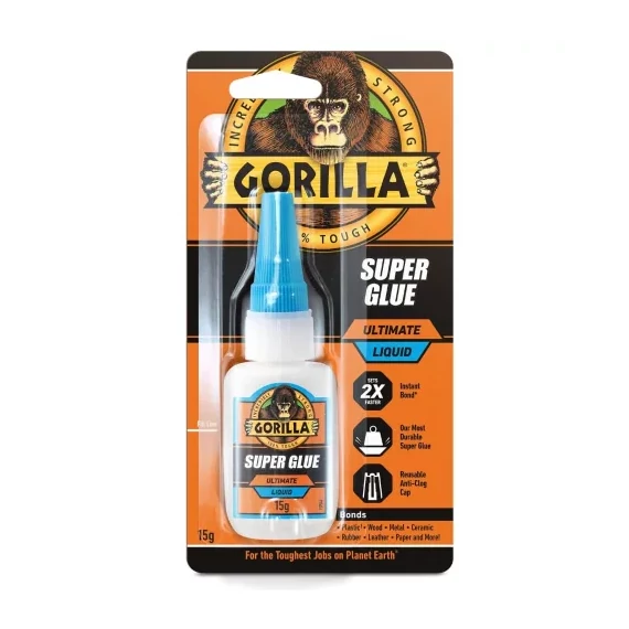 Gorilla Super Glue ULTIMATE Pillanatragasztó 15gramm