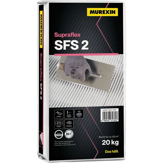 SFS 2 Supraflex ragasztóhabarcs szürke 20kg