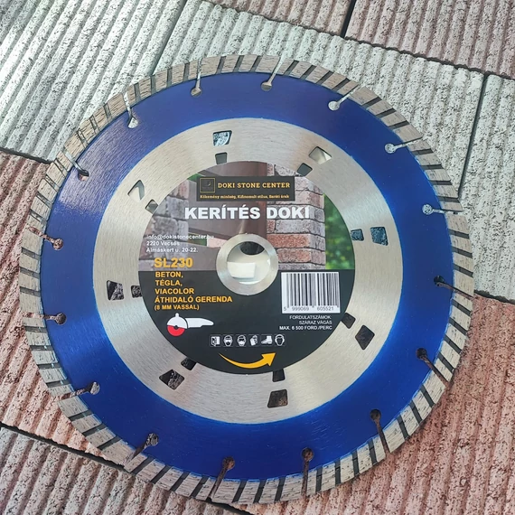 Kerítés Doki Vágótárcsa 230-s