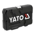 Kép 3/3 - YATO Racsnis szerszámkészlet, 1/4"-3/8", 34részes